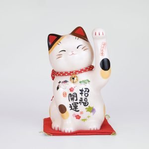 彩绘招福开运招财猫 Painted gold lucky lucky cat
