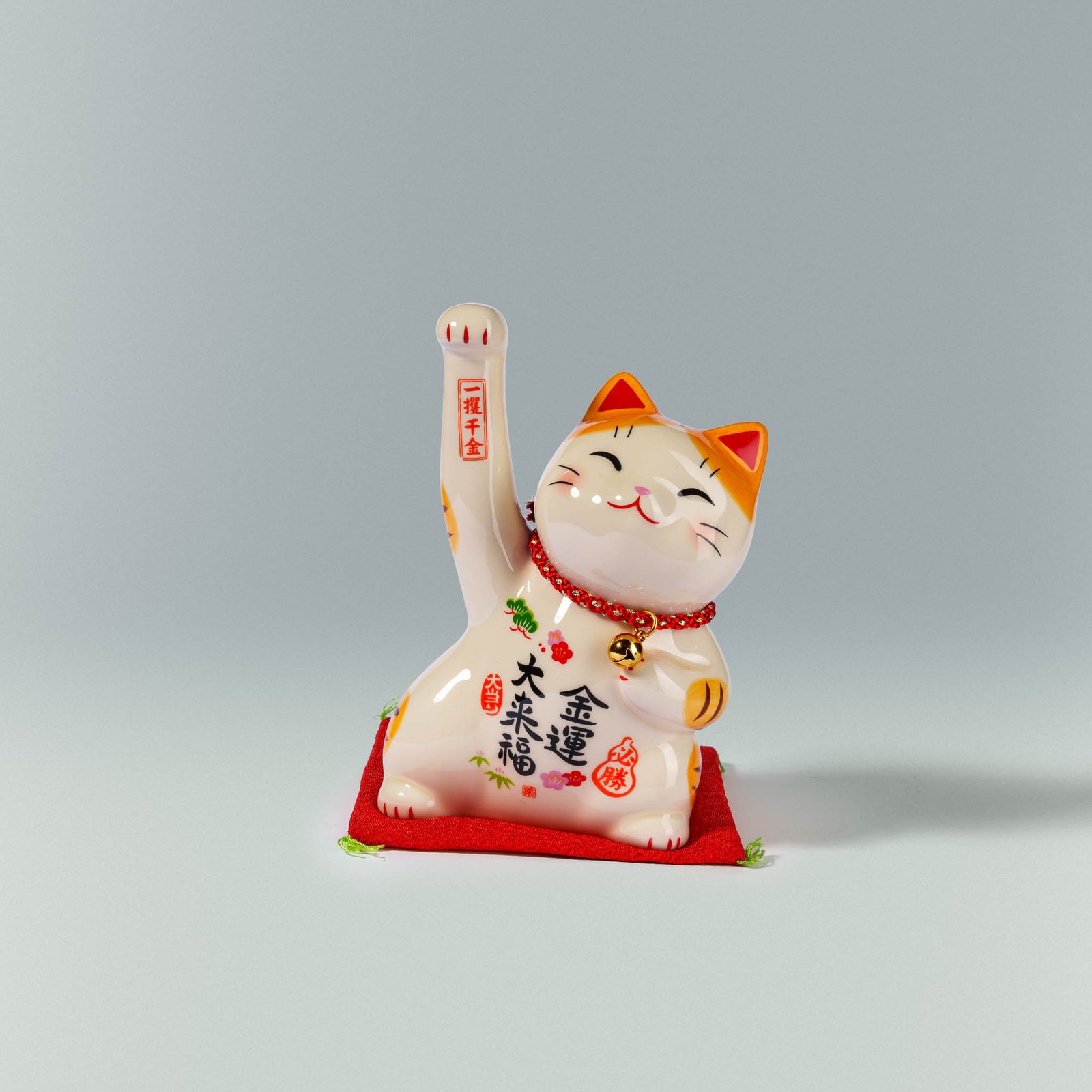 彩繪必勝金運招財貓Painted Victory Golden Fortune Lucky Cat