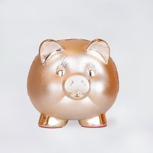 玫瑰金猪 大 Rose Gold Pig Large