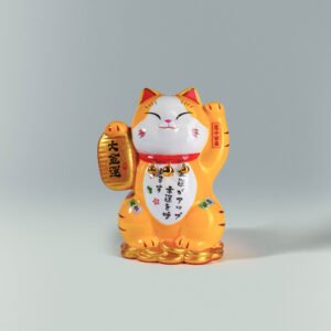 招福开运猫 Fortune Maneki Neko (Yellow Edition)