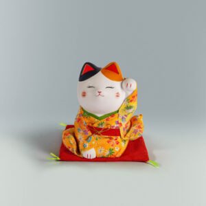 和服招财猫  Kimono Lucky Cat