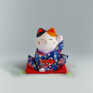 和服招财猫  Kimono Lucky Cat