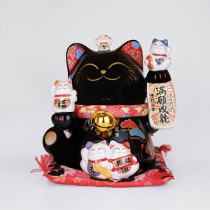 满愿成就转运猫 黑 大 Wish Fulfillment Black Lucky Cat