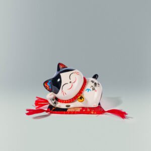 平安福来躺猫 Peaceful Fortune-Coming Lying Lucky Cat