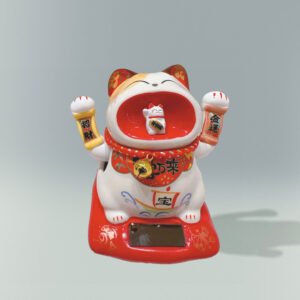 千客万来 双招手猫 摇手猫 Thousands of guests come double hand waving cat