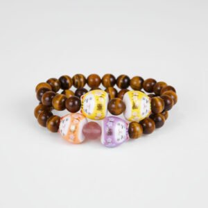 老虎眼天然水晶手链 Natural Tiger Eye Crystal Bracelet